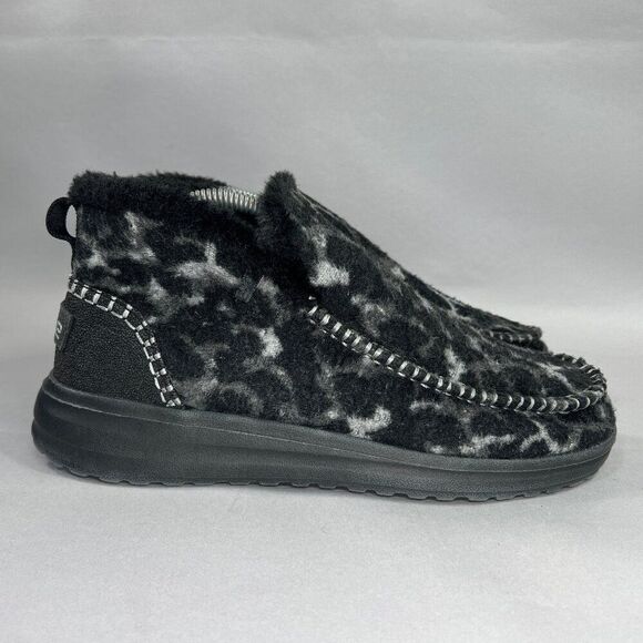 Hey Dude Women's Size 10 Denny Marble Gray Slip On Shoes - Picture 1 of 12